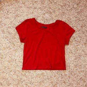 Abercrombie & Fitch cropped tee